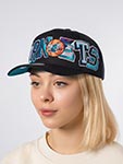Бейсболка MITCHELL NESS арт. HP10413-CHOBLCK Charlotte Hornets NBA (черный)